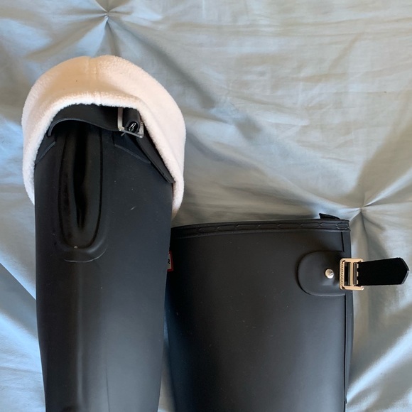 Hunter Tour Packable Waterproof Rain Boots Size 8 - Picture 3 of 6